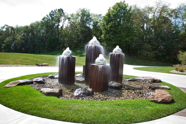 Concrete Pillar Fountains